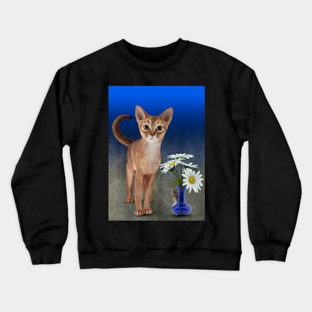 Cat and Mouse Crewneck Sweatshirt by oreundici